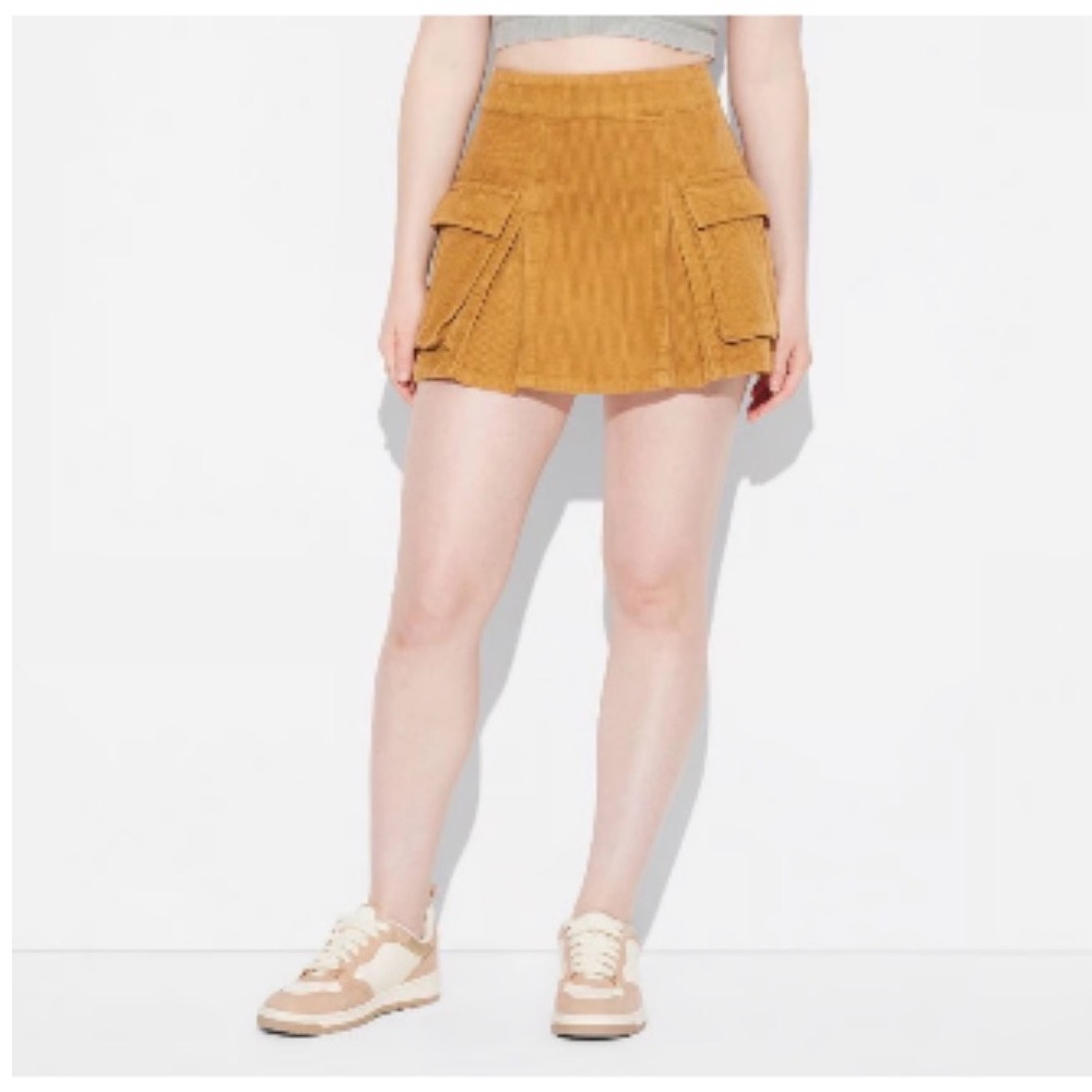 Wild Fable Mustard Mini Skirt